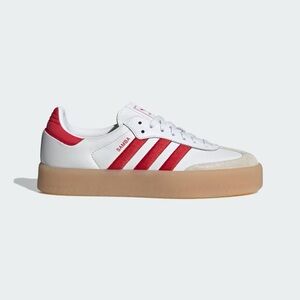 BRAND NEW white and red sambas NWT